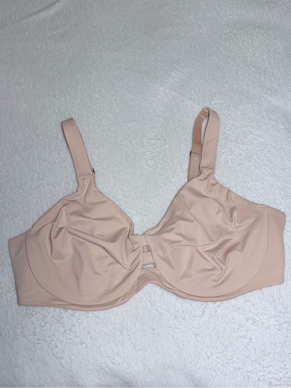 SPANX Beige Full-Coverage Underwire Bra Sz 36DDD